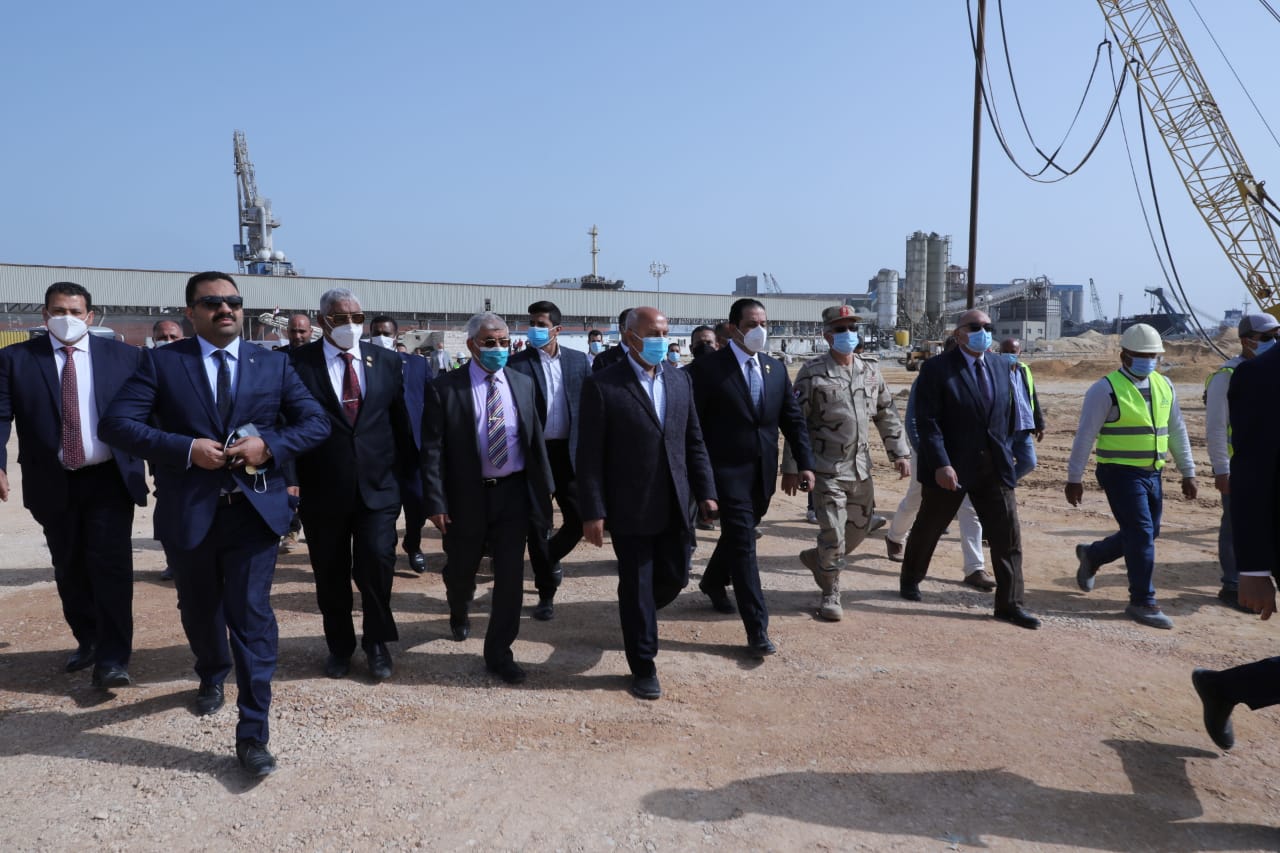 55 % نسبة تنفيذ اعمال المحطة متعددة الاغراض بميناء الإسكندرية بتكلفة 6 مليارات جنيه