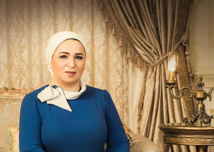 انتصار السيسى قرينة رئيس الجمهورية