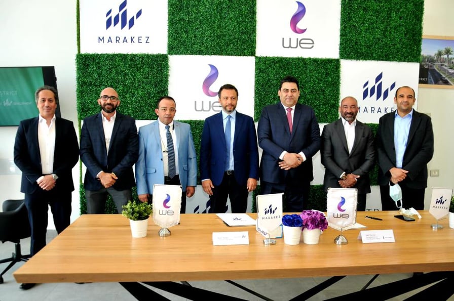 "مراكز" تتعاقد مع "المصرية للإتصالات" لتوفير خدمات الإنترنت بمشروعاتها