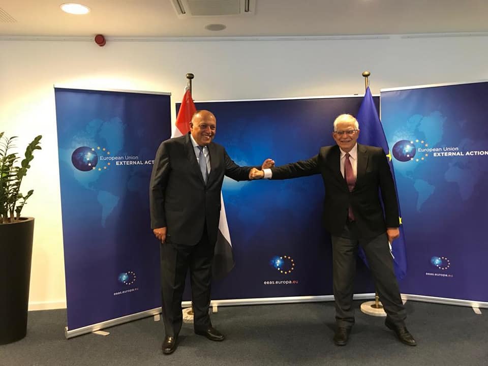 اجتماعات مستمرة لوزير الخارجية خلال زيارته لبروكسل