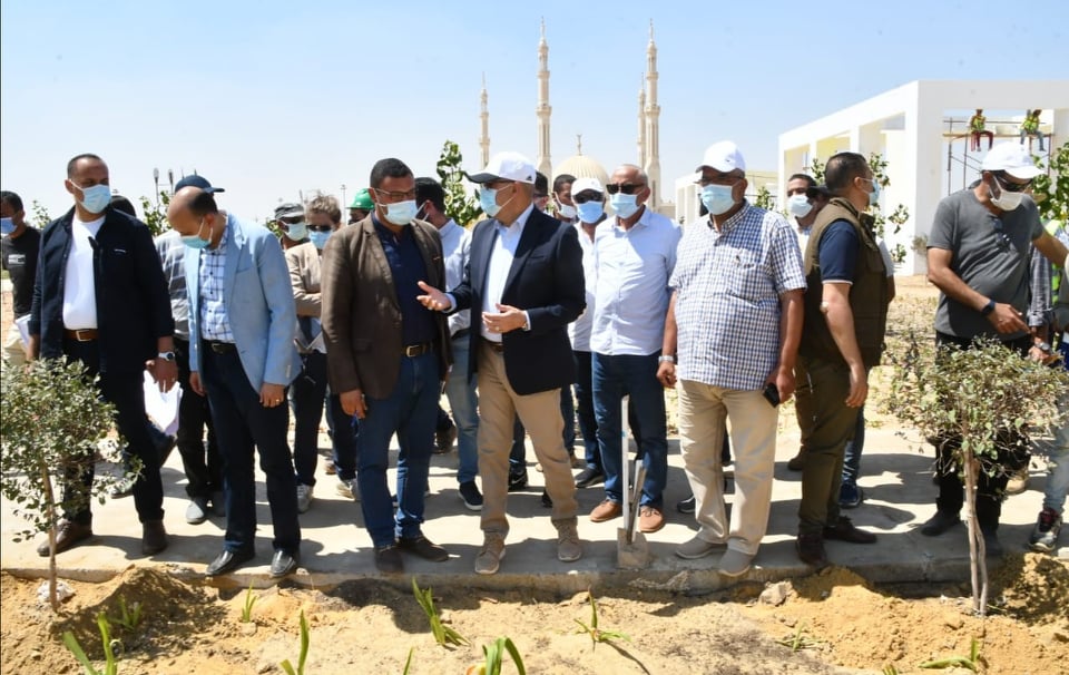 60% نسبة تنفيذ الحدائق المركزية بالعاصمة الإدارية الجديدة