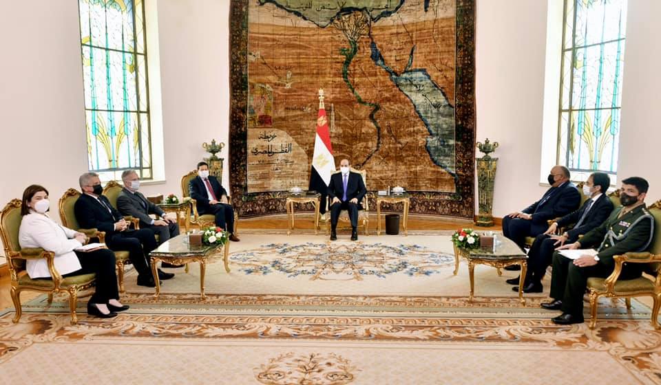 الرئيس السيسى يؤكد التطلع لتطوير العلاقات مع البرازيل في مختلف المجالات