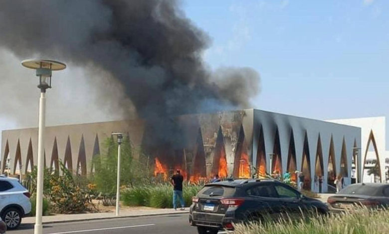 إصابة 14 شخصاً باختناقات فى حريق إحدى قاعات مهرجان الجونة