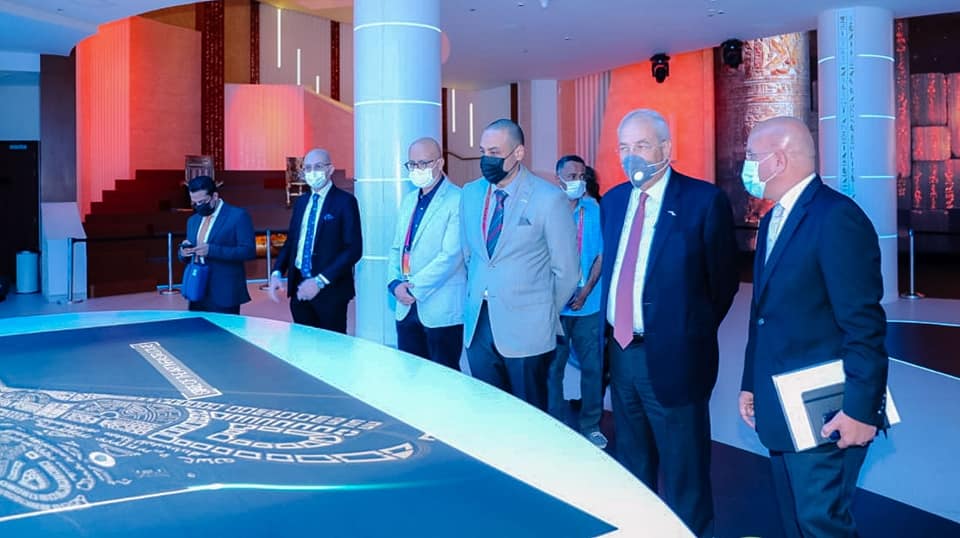 "رئيس اقتصادية لقناة السويس" يزور الجناح المصرى فى "إكسبو دبى"