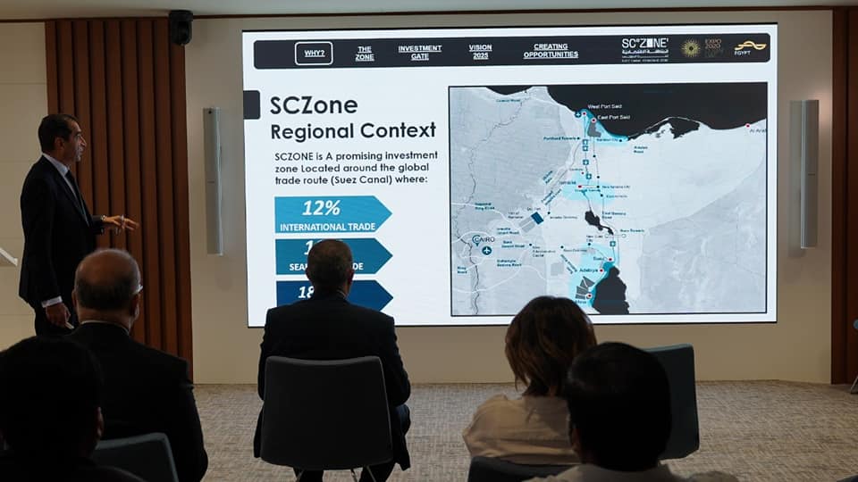 "اقتصادية القناة" تستعرض الصناعات المستهدفة فى المناطق والموانئ التابعة بـ"إكسبو"