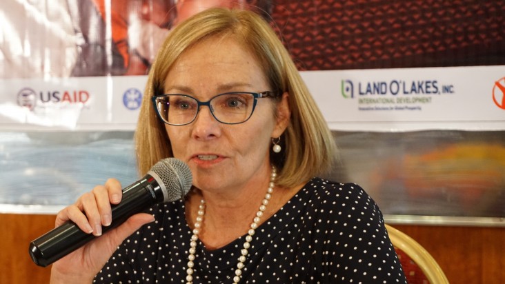 ليزلي ريد مديرة بعثة الوكالة الأمريكية للتنمية الدولية