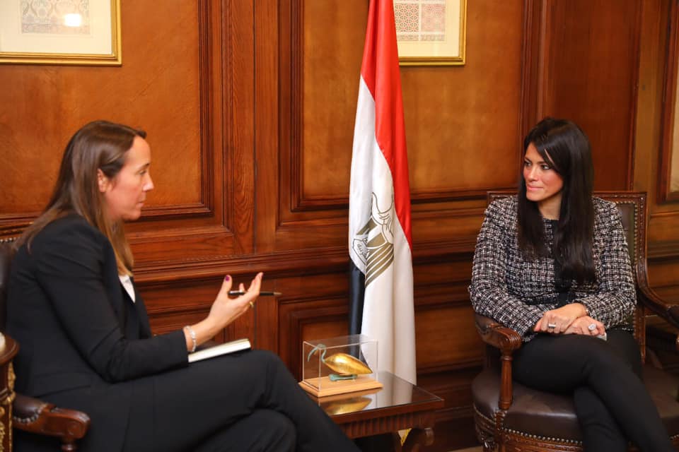 "المشاط" تبحث مع مدير "يورومونى" المحاور ذات الأهمية للاقتصاد المصرى