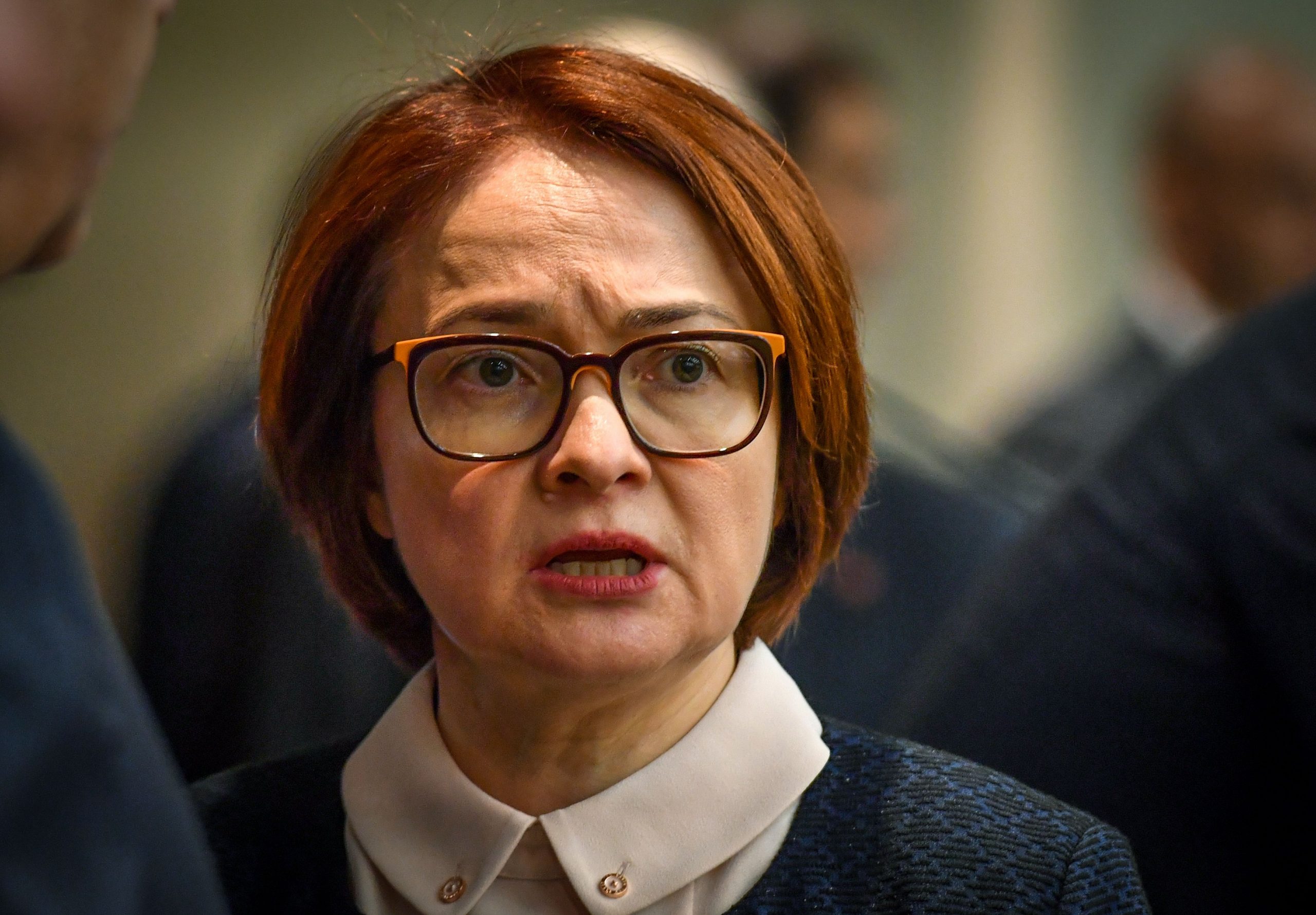 رئيسة البنك المركزي الروسي إلفيرا نابيولينا