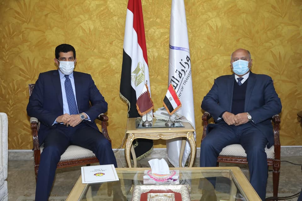 "مصر" تبحث مع "قطر" التعاون المشترك فى مجال النقل البحرى