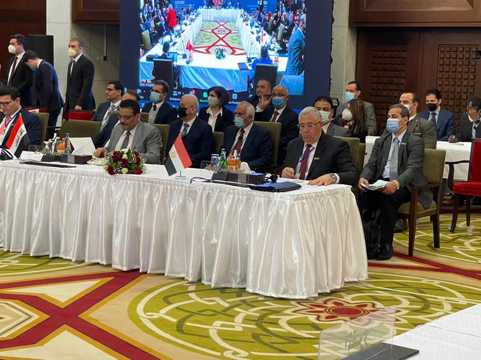 وزير الزراعة يلقي كلمة مصر أمام الاجتماع الإقليمي الوزارى للفاو في بغداد