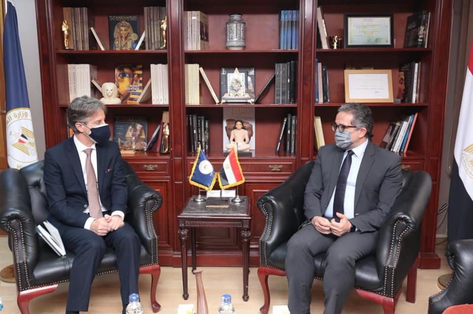وزير السياحة والآثار يلتقي الممثل المقيم للبرنامج الإنمائي للأمم المتحدة في مصر