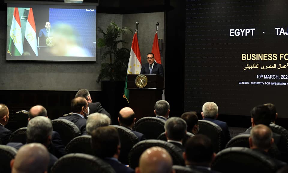 مدبولي: نأمل أن يكون منتدى الاستثمار المصري الطاجيكي نقطة انطلاق لتعاون مثمر