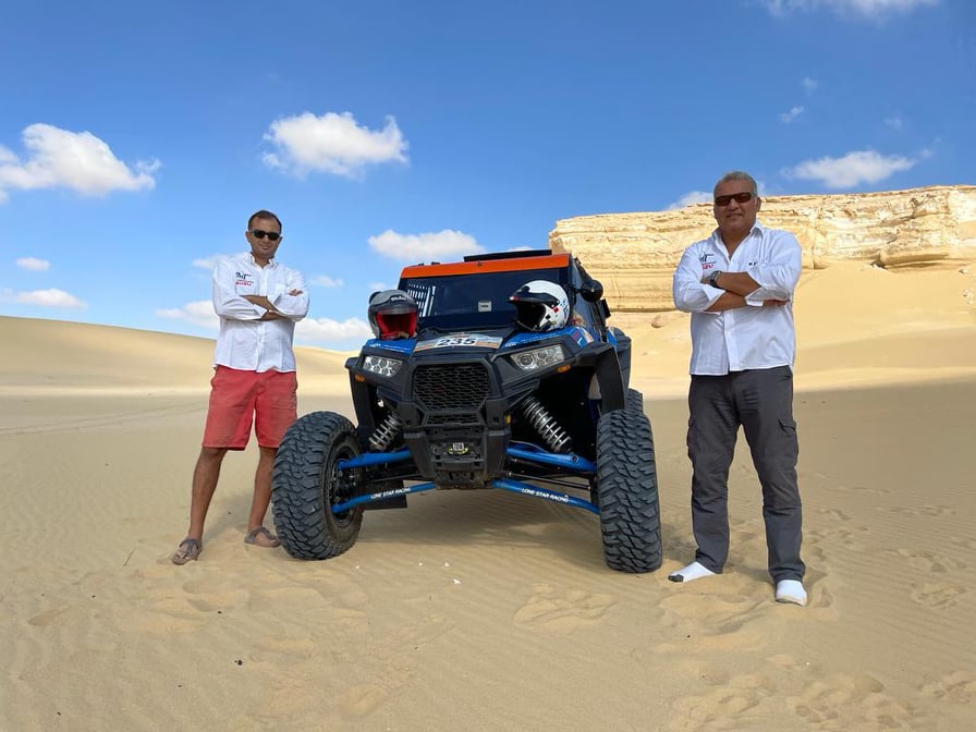 "العنتبلى" يحقق المركز الثانى فى "رالى تحدى الصحراء" بعد غياب 9 سنوات