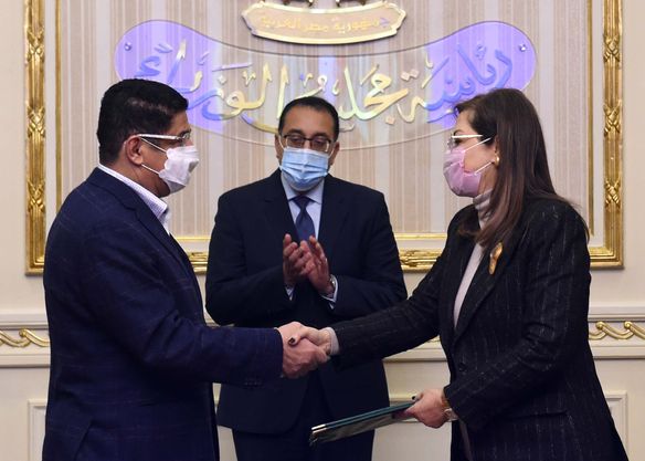 توقيع محضر مشروع اتفاقية استثمار "الصندوق السيادى السعودى" فى مصر