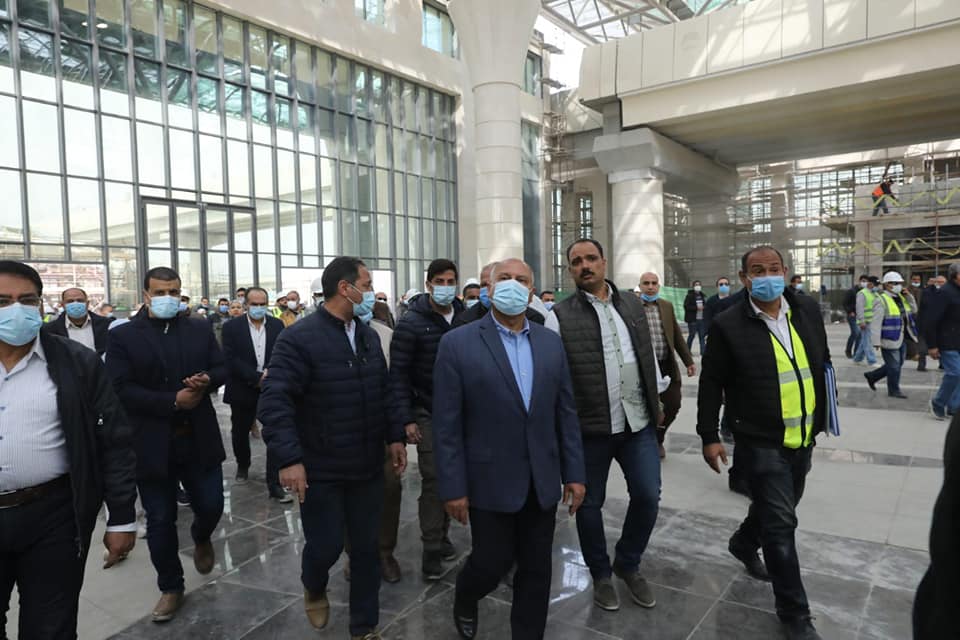 تطوير سكة حديد القاهرة- السويس وازدواجها فى المسافة من "عدلى منصور" حتى الروبيكى