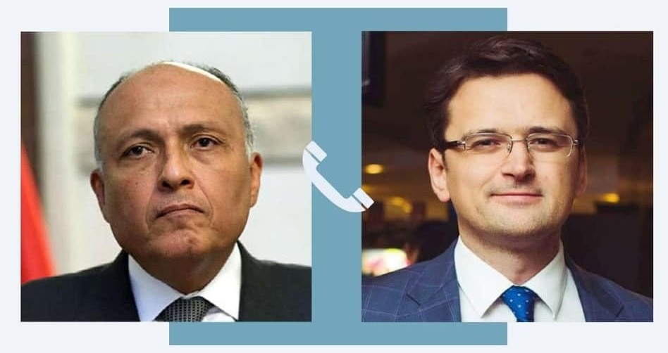 وزير الخارجية يتلقى اتصالاً هاتفياً من نظيره الأوكراني