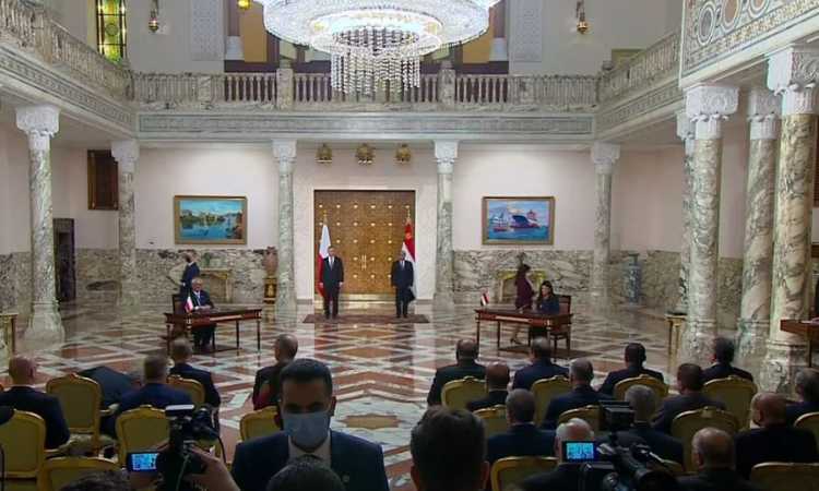 الرئيس السيسي ونظيره البولندي يشهدان توقيع عدد من اتفاقيات التعاون