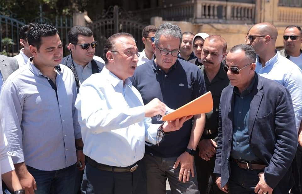 وزير السياحة يتفقد المتحف اليوناني الرومانى بالإسكندرية