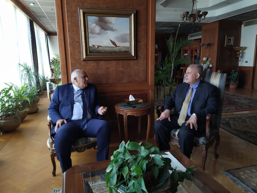 وزير الري يبحث موقف المشروعات المائية في محافظة الوادي الجديد