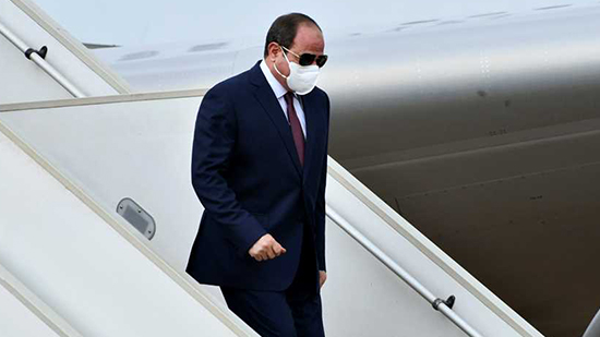 الرئيس السيسى يصل إلى العاصمة الألمانية برلين فى زيارة رسمية لمدة يومين