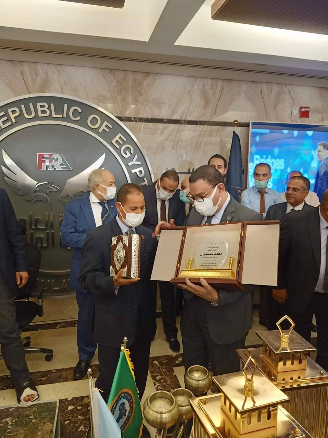 محمد عمران يودع الرقابة المالية