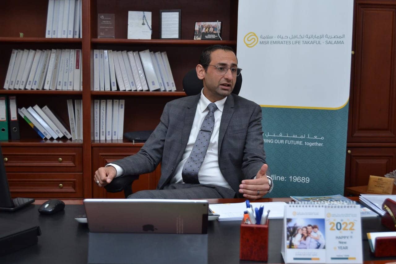 شريف عزازى الرئيس التنفيذى، العضو المنتدب لشركة المصرية الإماراتية تكافل حياة - سلامة