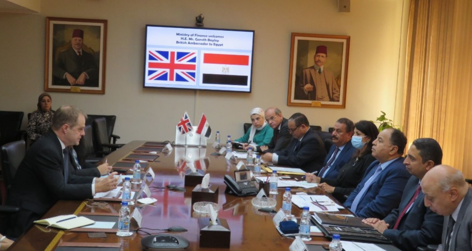 وزير المالية: ندرس تعزيز التعاون المشترك مع بريطانيا فى مجال سك العملة