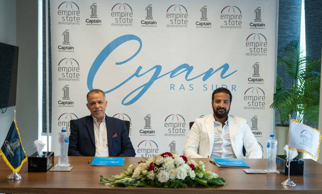 شراكة بين “إمباير ستيت” و”الكابتن للتطوير” لتنفيذ مشروع “سيان” فى “رأس سدر”