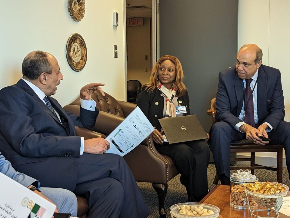 وزير الطيران يلتقى رئيس المجلس الدولي للمطارات وأمين عام المفوضية الإفريقية للطيران