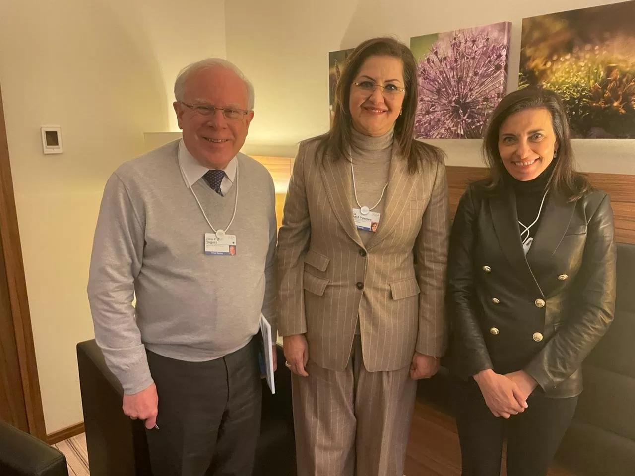 وزيرة التخطيط تبحث سبل التعاون مع ممثلي مؤسسة جولدمان ساكس