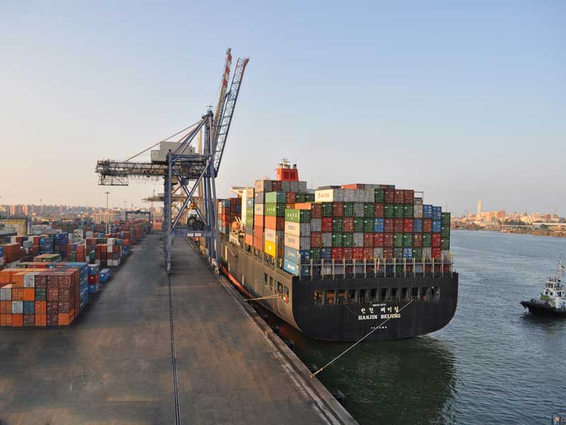بورسعيد لتداول الحاويات ؛ النقل البحرى