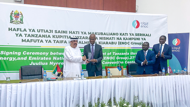 “إينوك” الإماراتية تطور منشأة لتخزين منتجات النفط والغاز في تنزانيا