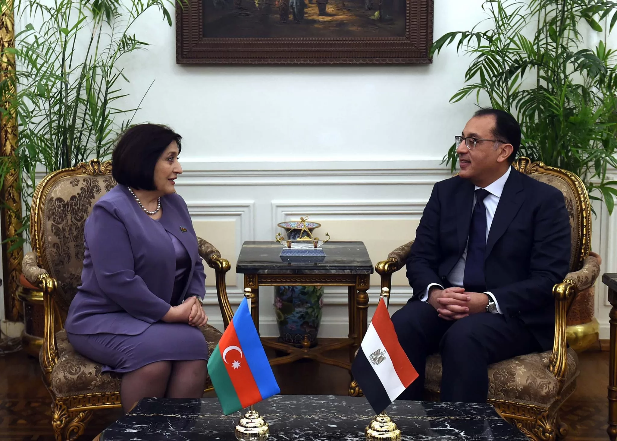 مدبولي: نتطلع لزيادة حجم التبادل التجاري والاستثماري بين مصر وأذربيجان