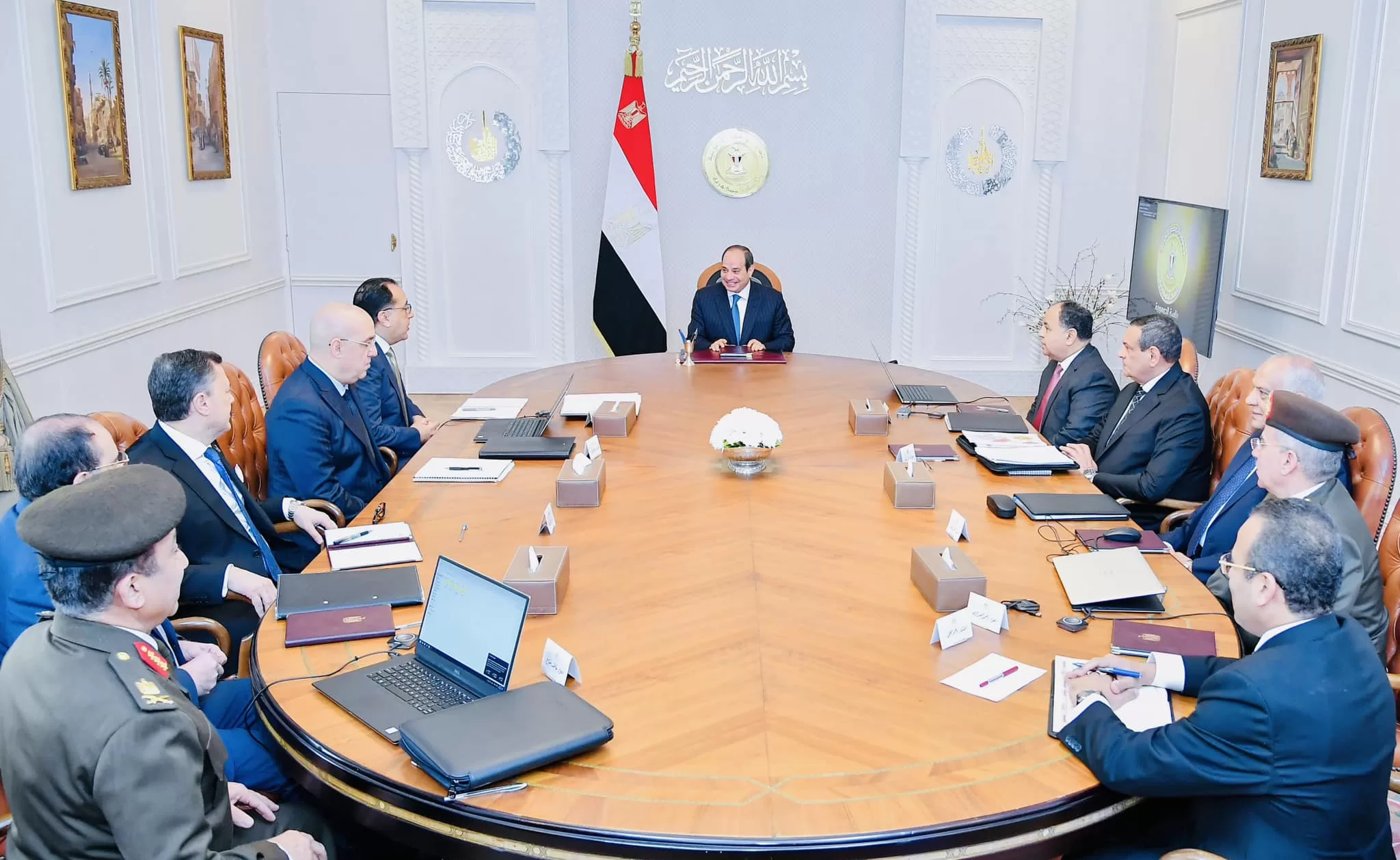 "السيسي" يوجه بمواصلة أعمال تطوير المحيط الجغرافي للمتحف المصري الكبير