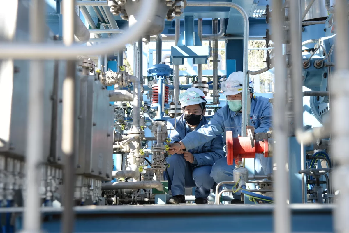 الصين تخطط لبناء خط أنابيب هيدروجين بطول 400 كم