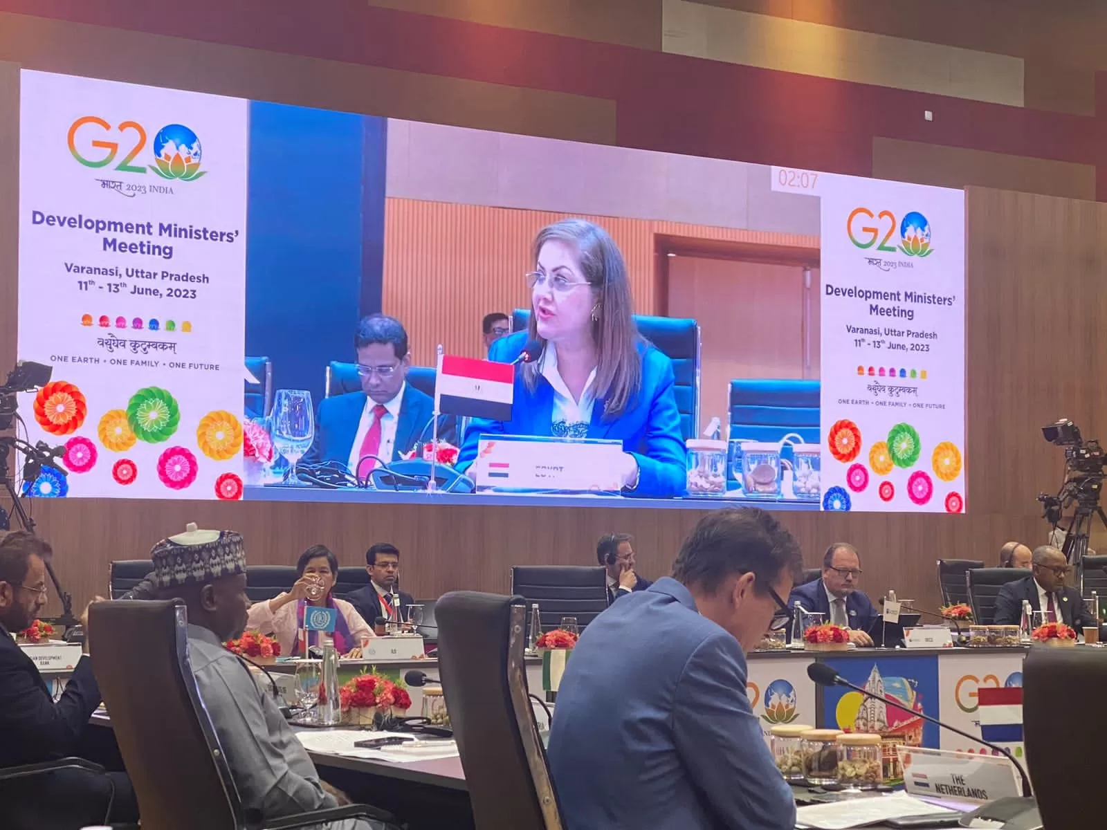 "السعيد" تؤكد ضرورة مراجعة حالة أهداف التنمية المستدامة والاستجابة لتأثيرات الأزمات عالميًا