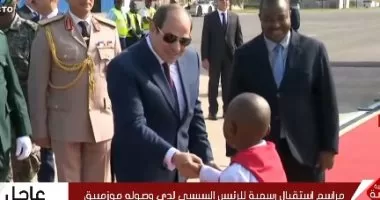 السيسي يصل موزمبيق فى آخر محطات جولته الإفريقية
