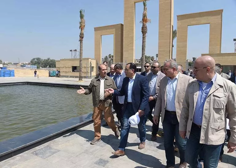 رئيس الوزراء يوجه بالإسراع في تنفيذ أعمال مشروع تطوير حدائق الفسطاط