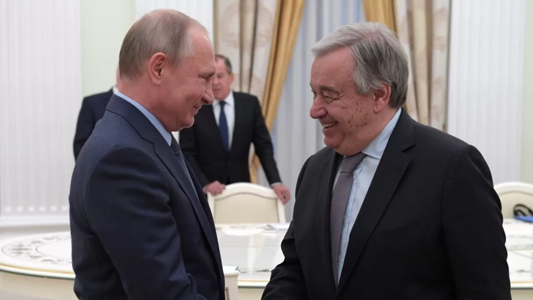 الأمين العام للأمم المتحدة يقدم اقتراحا للرئيس الروسي بشأن اتفاق الحبوب