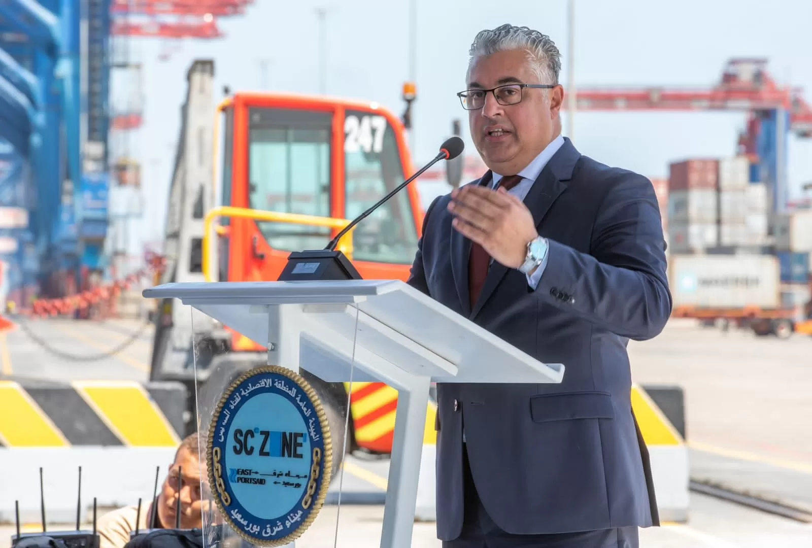 تدشين عقد التزام محطة حاويات 2 والمحطة متعددة الأغراض فى "شرق بورسعيد"