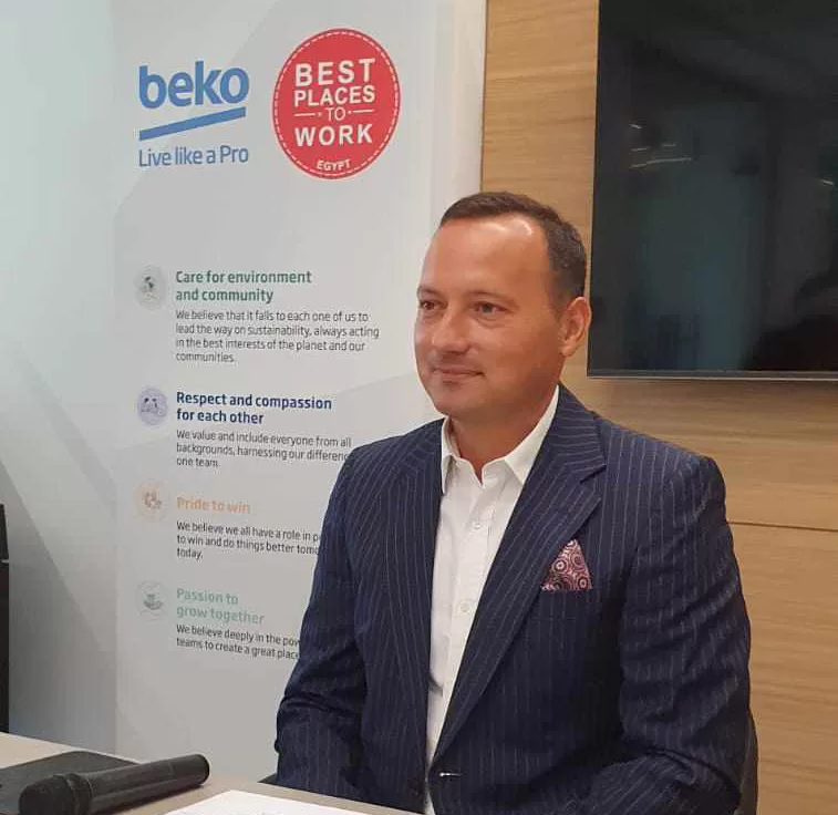 أوميت جونيل، مدير عام شركة "بيكو مصر" للأجهزة المنزلية