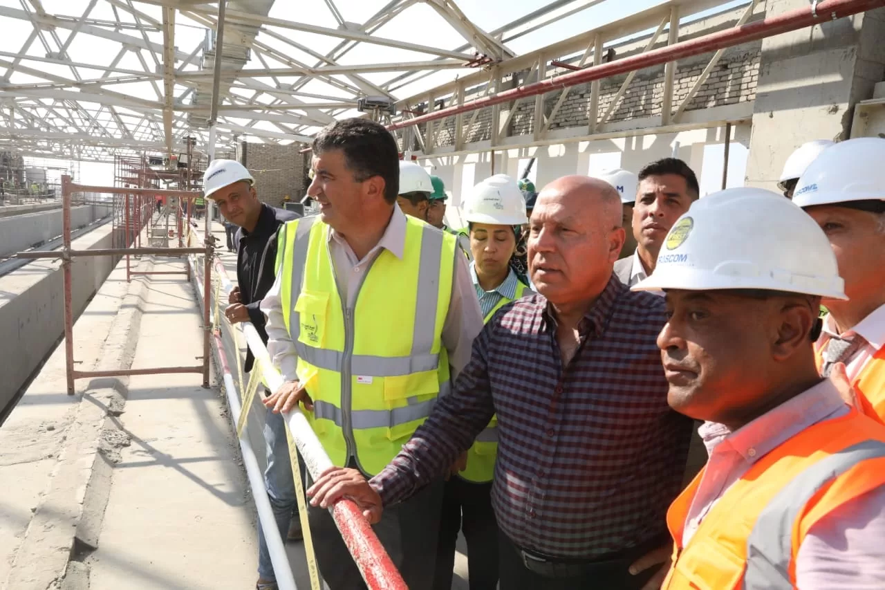 وزير النقل يتفقد معدلات تنفيذ مشروع مونوريل شرق النيل