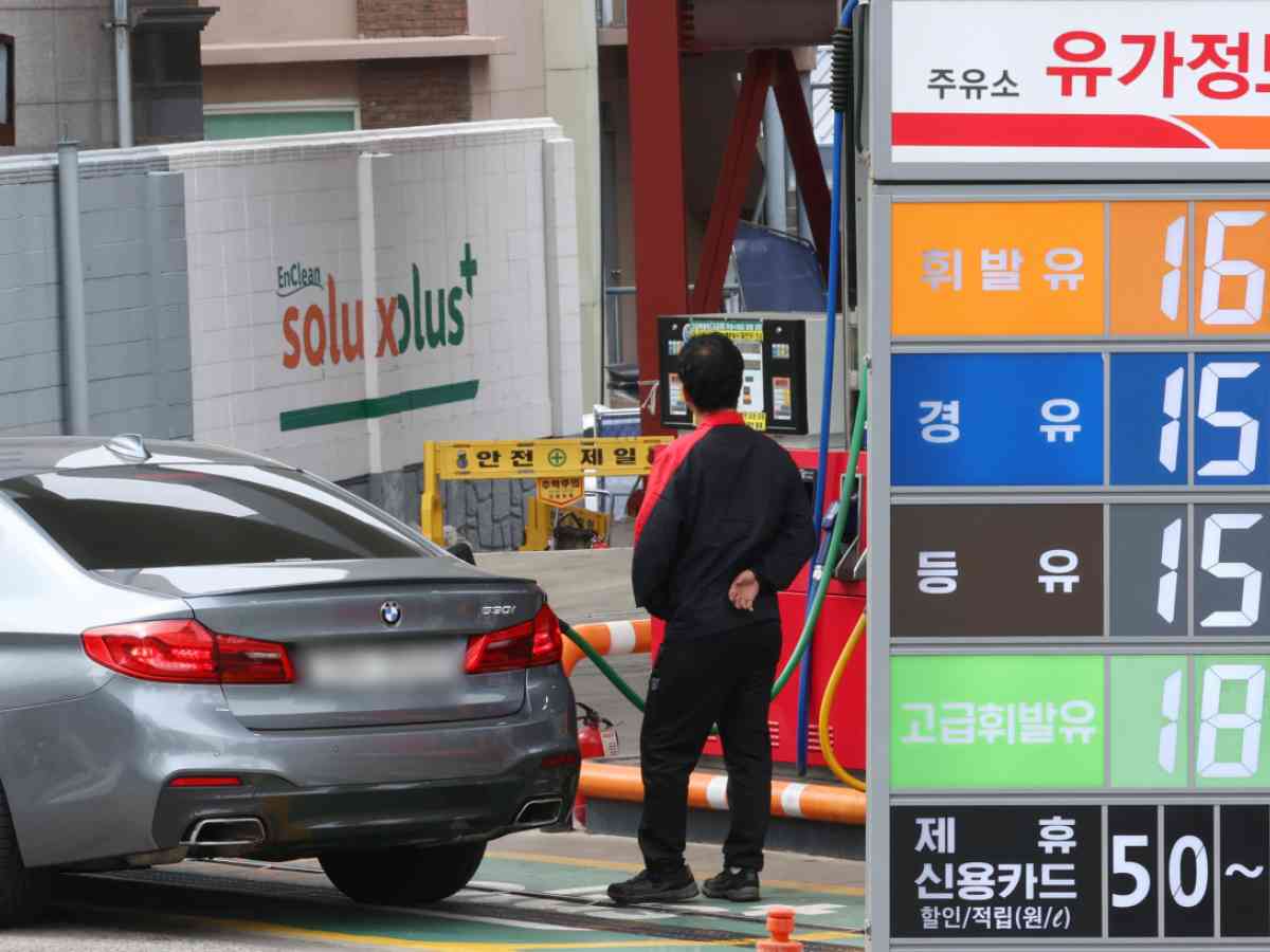 محطة للوقود في كوريا الجنوبية