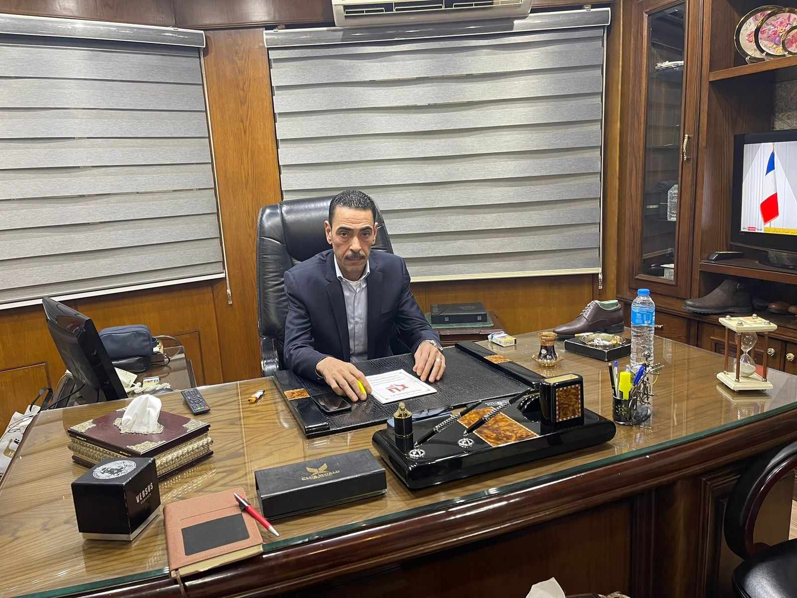 يحيى أبو حلقة نائب رئيس غرفة صناعة الجلود فى اتحاد الصناعات