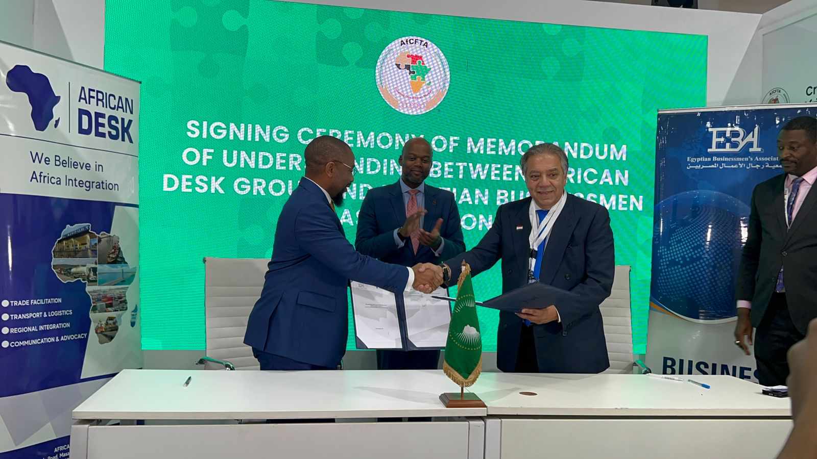 "رجال الأعمال" تتعاون مع المجلس الاستشارى لمنطقة التجارة الحرة الإفريقية