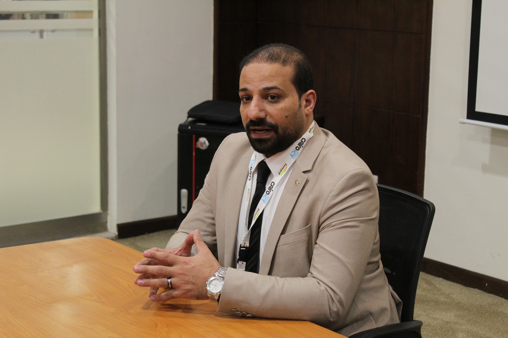 أحمد عمر رئيس مجلس إدارة شركة "آى تى زين"