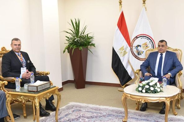 "الإنتاج الحربي" يبحث مع "نورثروب جرومان" الأمريكية التعاون في التصنيع العسكري