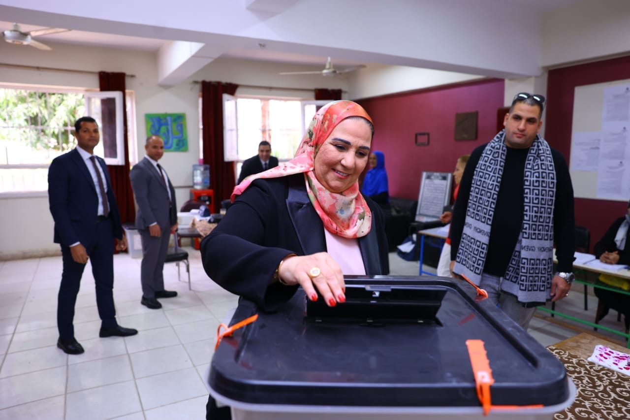 وزيرة التضامن: مشهد الانتخابات الرئاسية يعد استكمالا لبناء الدولة المصرية