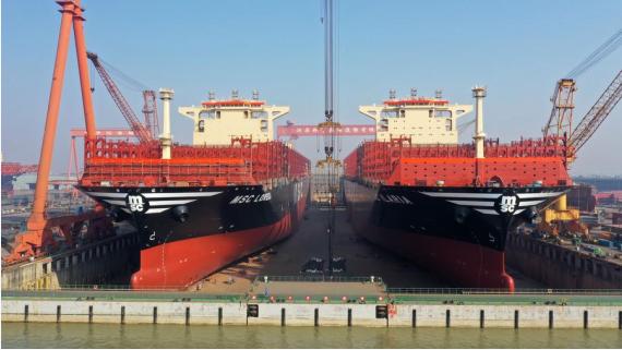 "جيانجسو" الصينية تصدر سفن بـ8.56 مليار دولار في 11 شهرًا