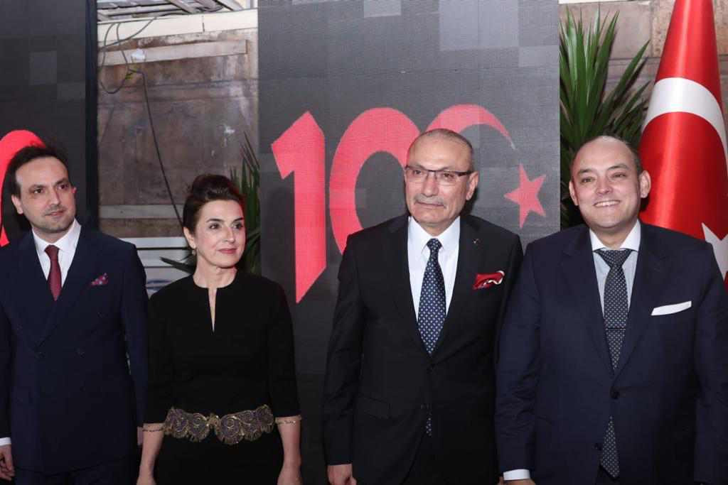 السفارة التركية بالقاهرة تحتفل بالذكرى المئوية لتأسيس الجمهورية